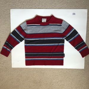 Carter’s Boys M (5/6) Red Striped Sweater